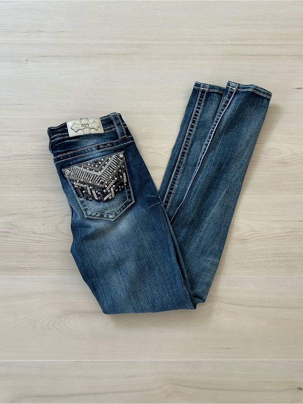 miss me studded mid rise skinny jeans